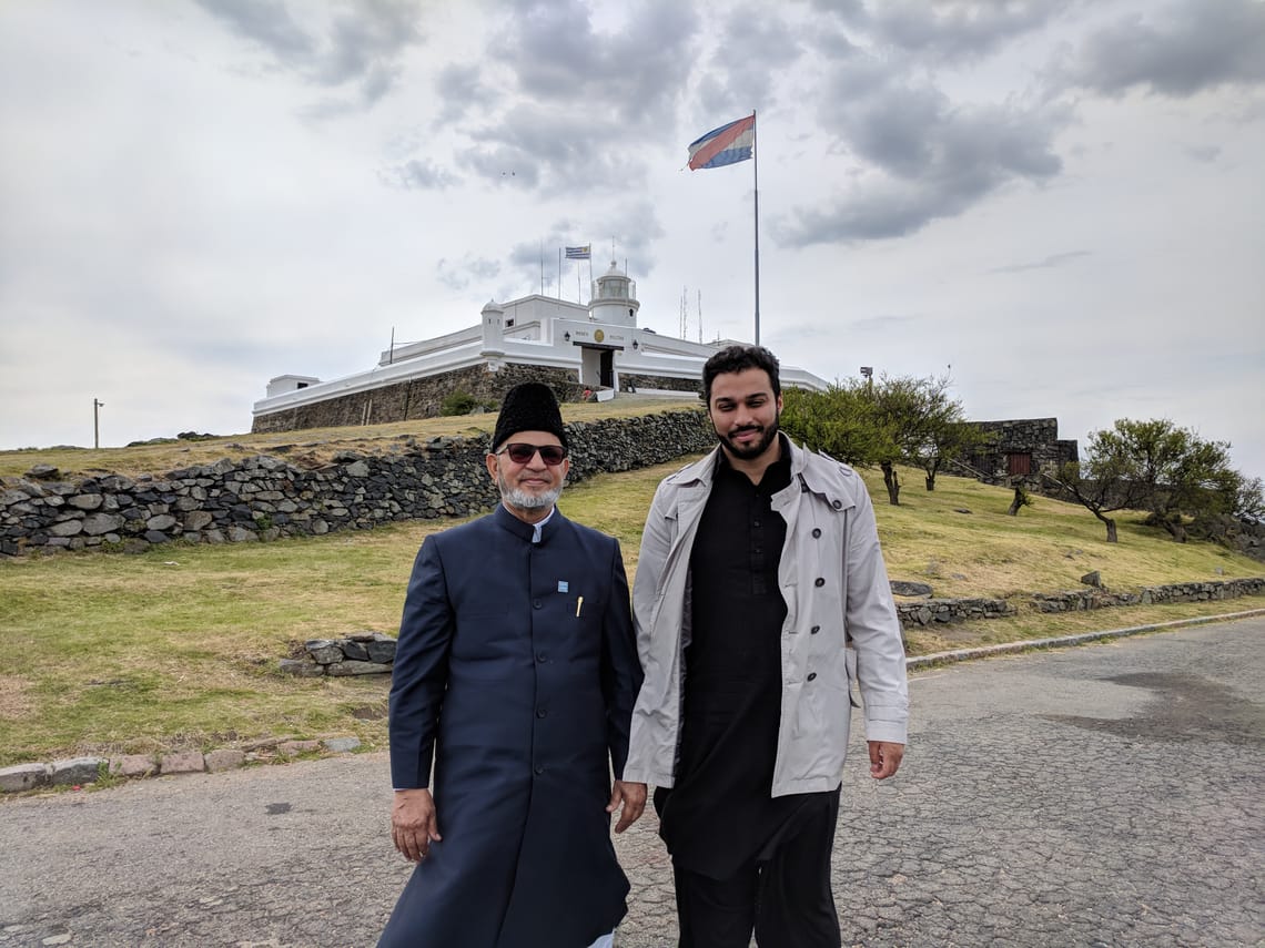 Visita de Khalil Mubashir en el Cerro