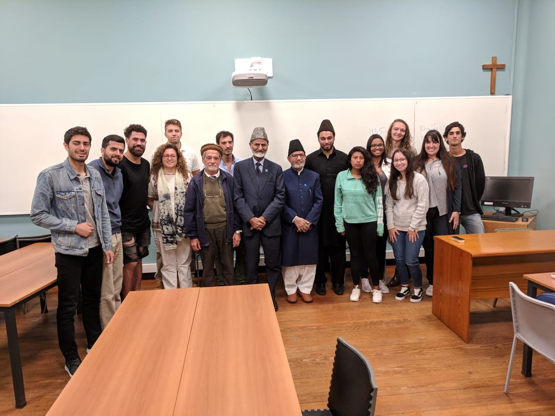 Reunión y presentación sobre el islam en UCU, 2019