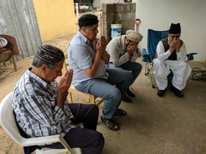 Visita de Khalil Mubashir en la Floresta, Uruguay